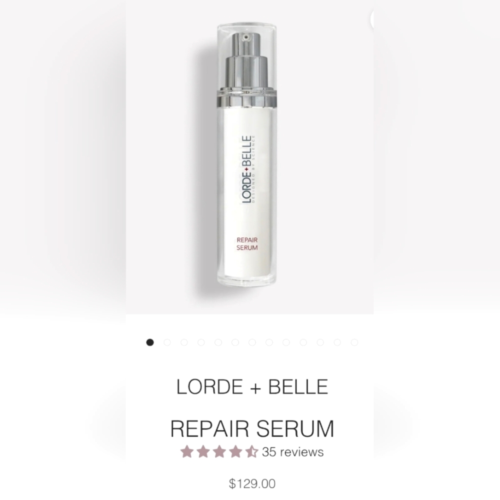 LORDE + BELLEREPAIR SERUM Anti- AGE NIB